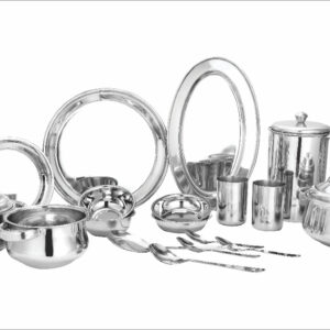 CAPTAIN STAINLESS STEEL 51 PC DINNER SET