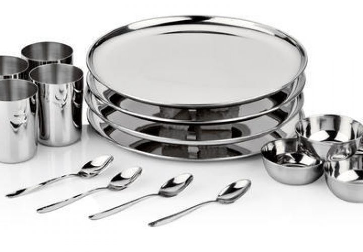 CAPTAIN STAINLESS STEEL 16 PC DINNER SET
