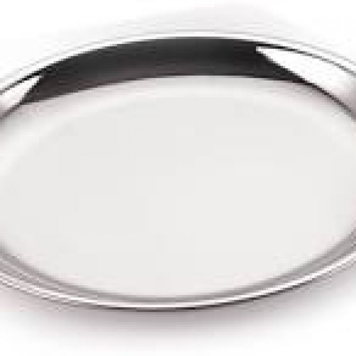 CAPTAIN STAINLESS STEEL CHINA PLATE FRONT