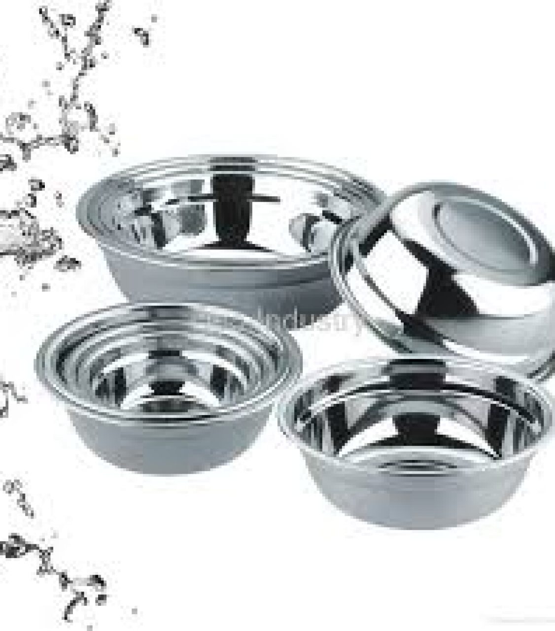 CAPTAIN STAINLESS STEEL ROD BOWL